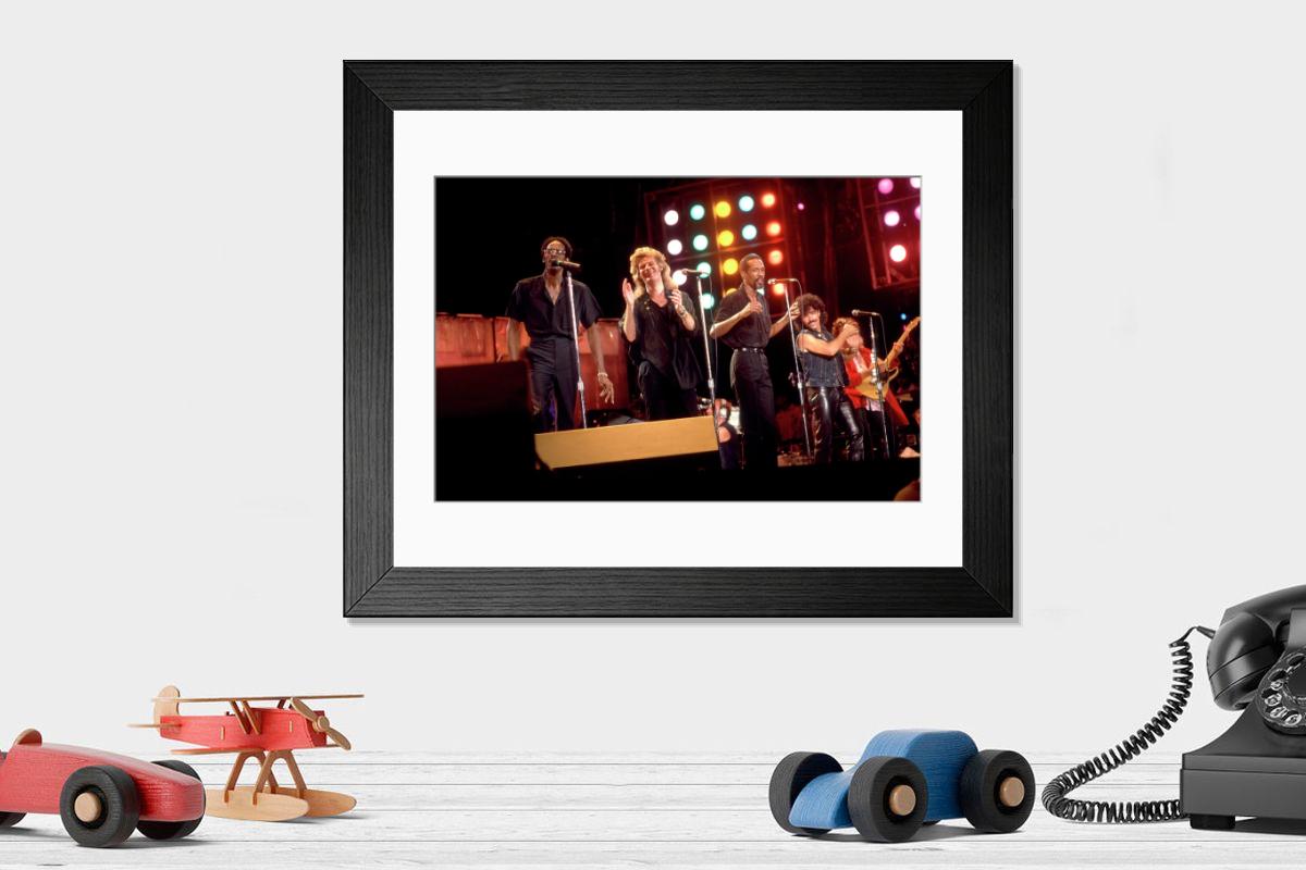 Live Aid Performance Print - At Veteran's Stadium, Philadelphia