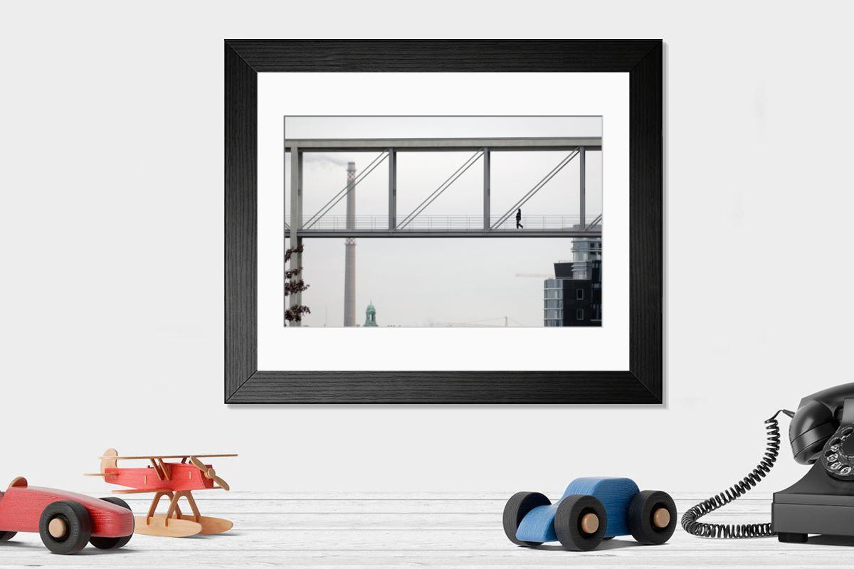 Shown hanging in a room: Modern 14"x12" (36x31cm)