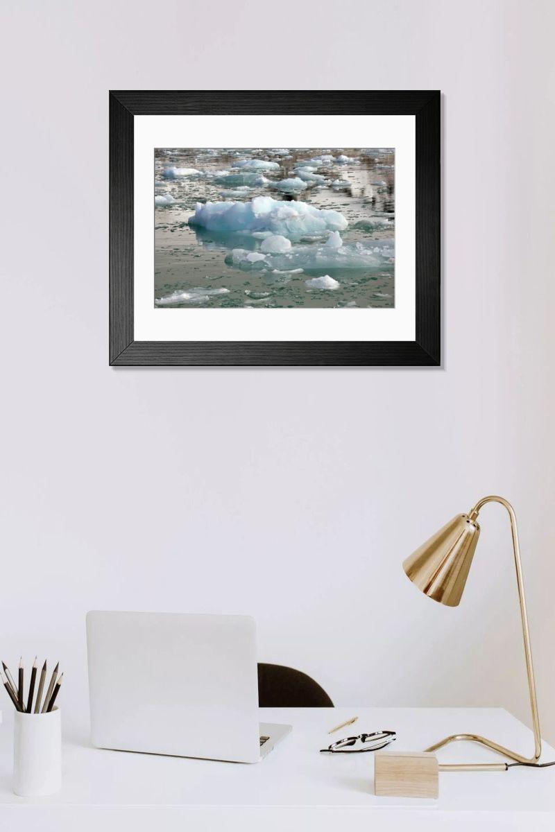 Shown hanging in a room: Modern 14"x12" (36x31cm)