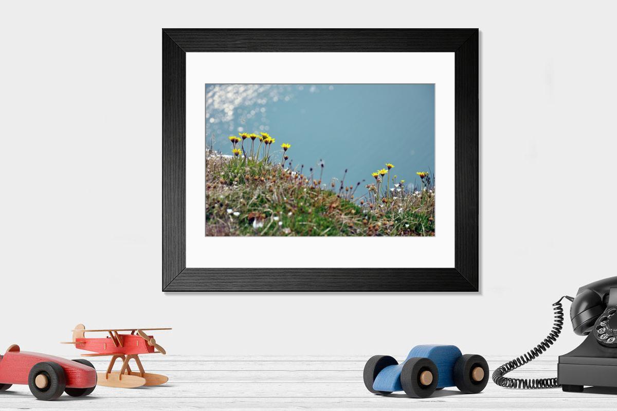 Shown hanging in a room: Modern 14"x12" (36x31cm)