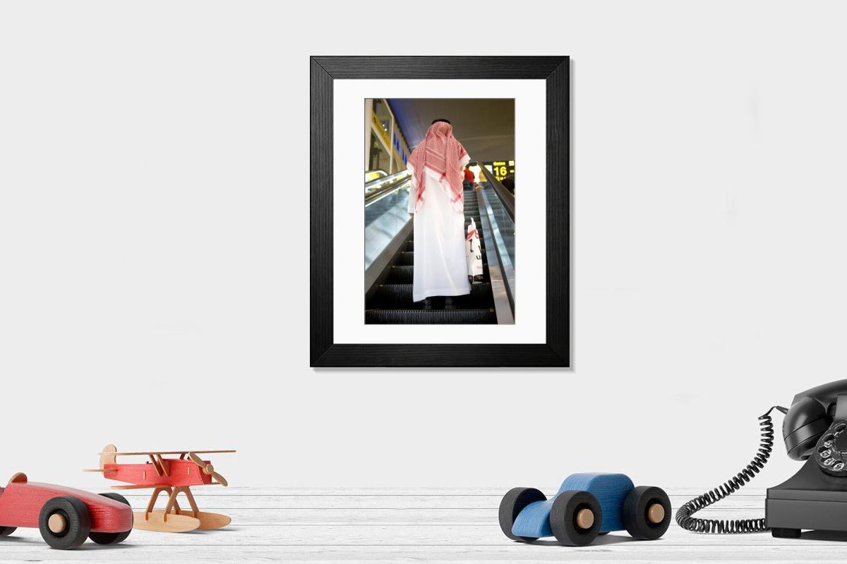 Shown hanging in a room: Modern 14"x12" (36x31cm)