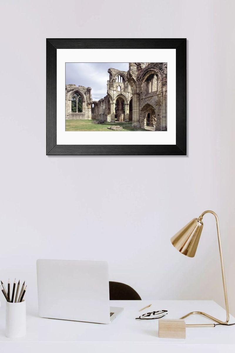 Shown hanging in a room: Modern 14"x12" (36x31cm)