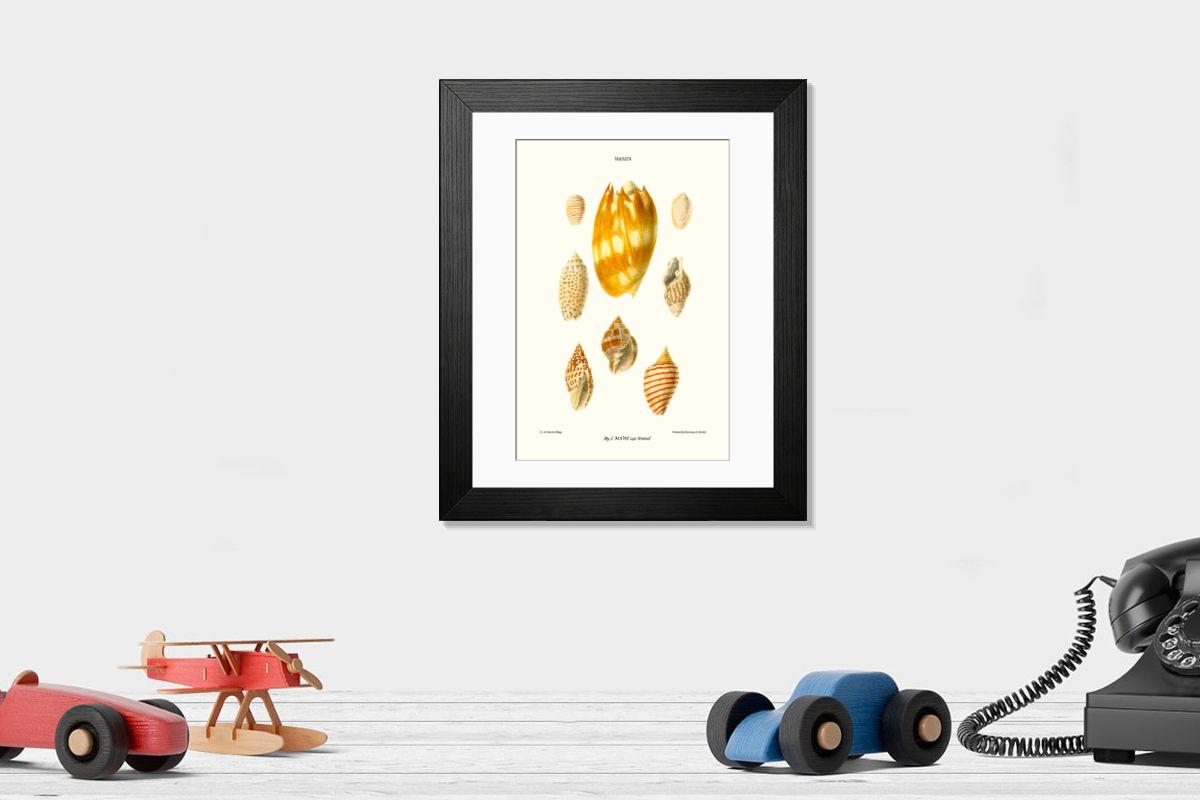 Shown hanging in a room: Modern 14"x12" (36x31cm)