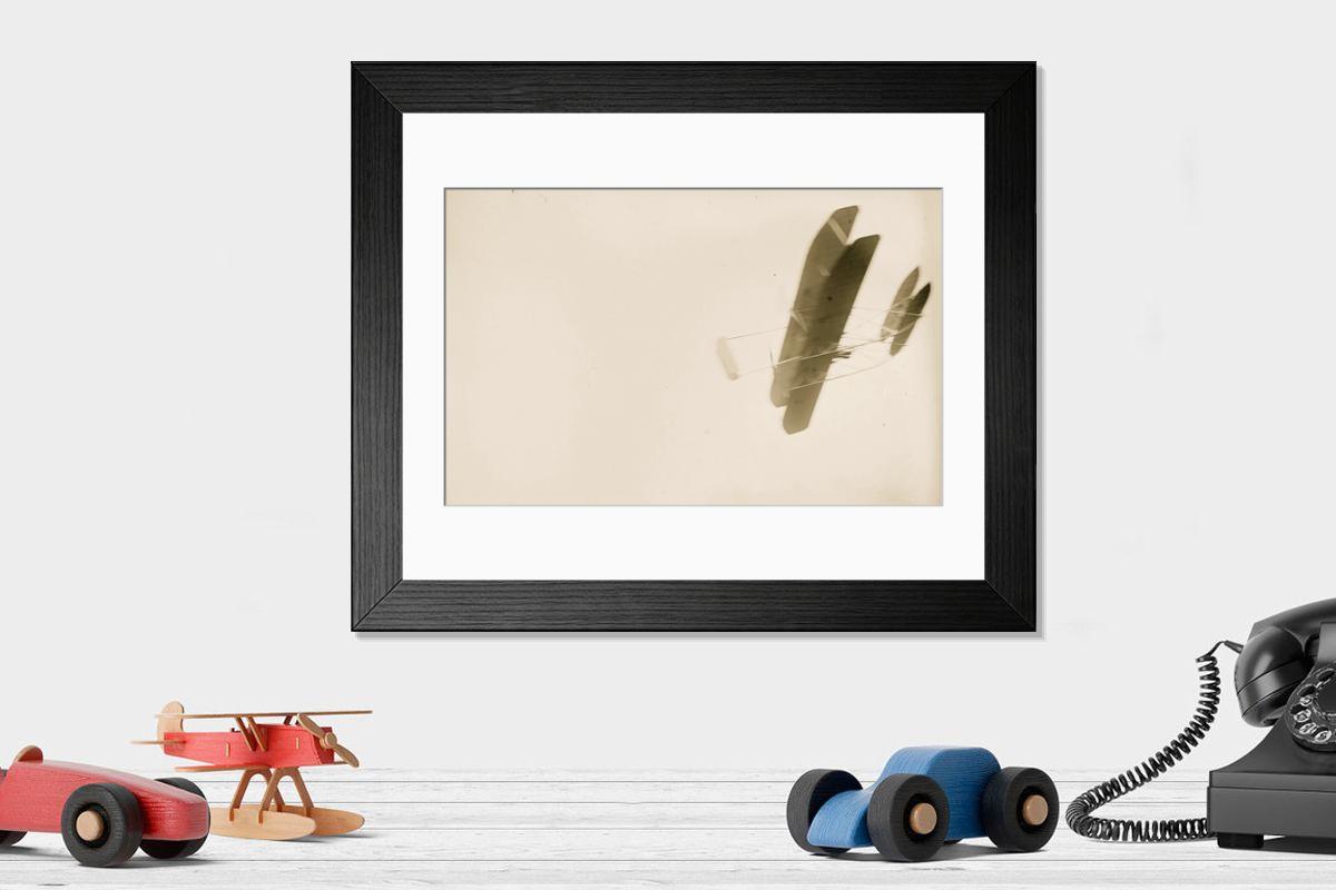 Shown hanging in a room: Modern 14"x12" (36x31cm)