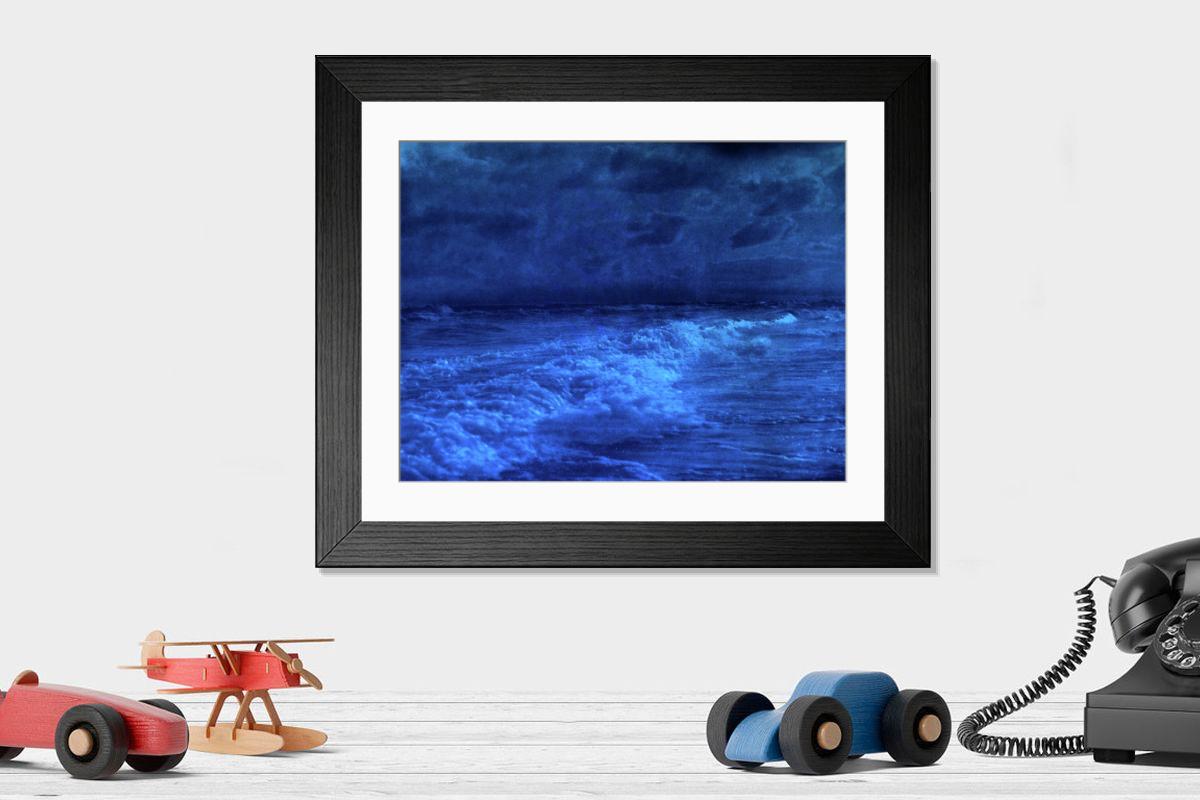 Shown hanging in a room: Modern 14"x12" (36x31cm)