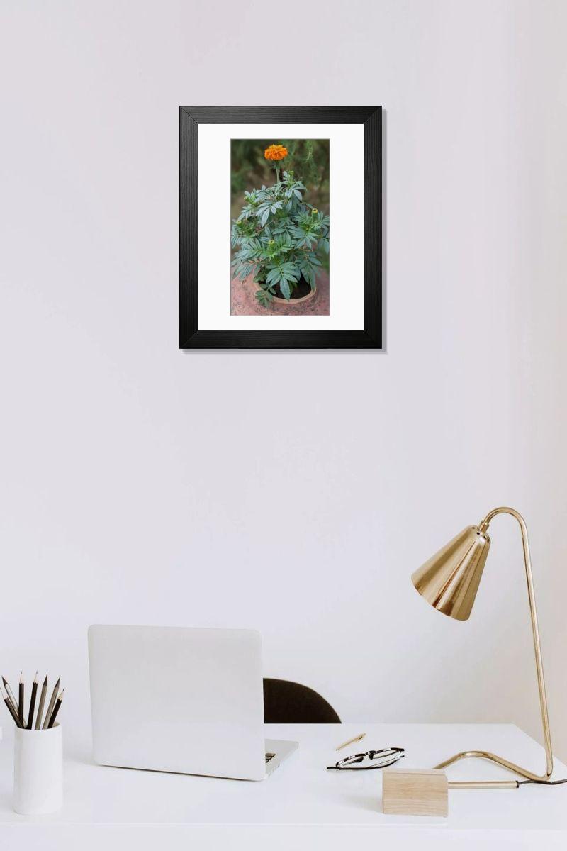 Shown hanging in a room: Modern 14"x12" (36x31cm)