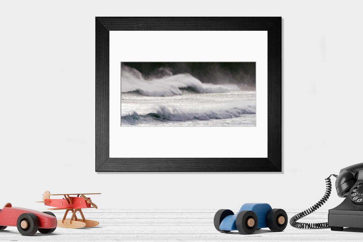 Shown hanging in a room: Modern 14"x12" (36x31cm)
