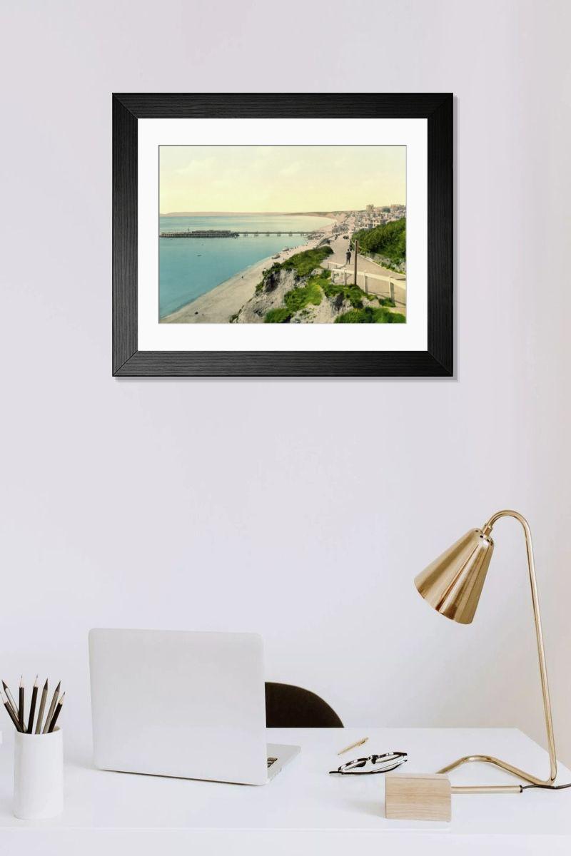 Shown hanging in a room: Modern 14"x12" (36x31cm)