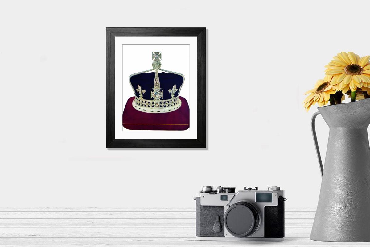 Shown hanging in a room: Modern 14"x12" (36x31cm)