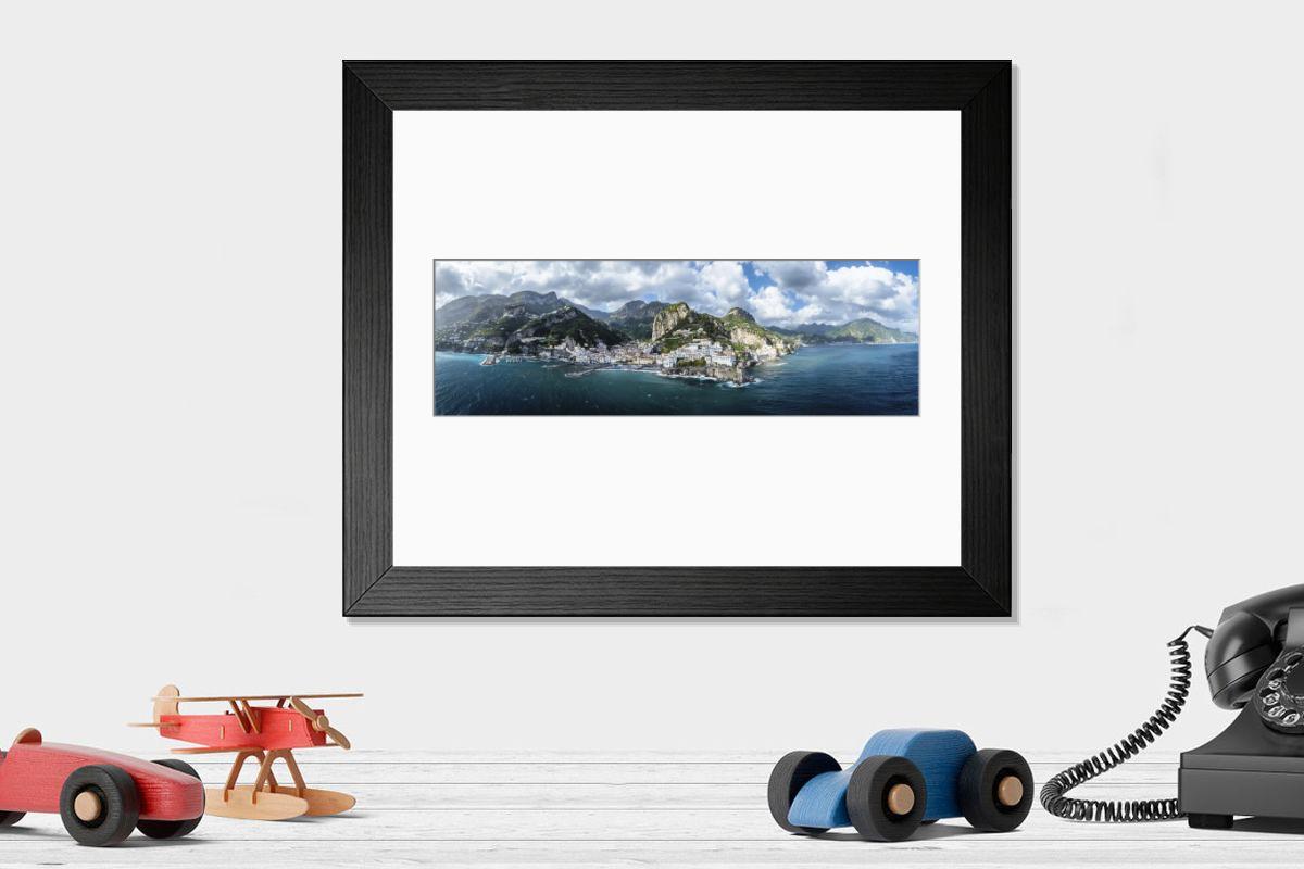 Shown hanging in a room: Modern 14"x12" (36x31cm)