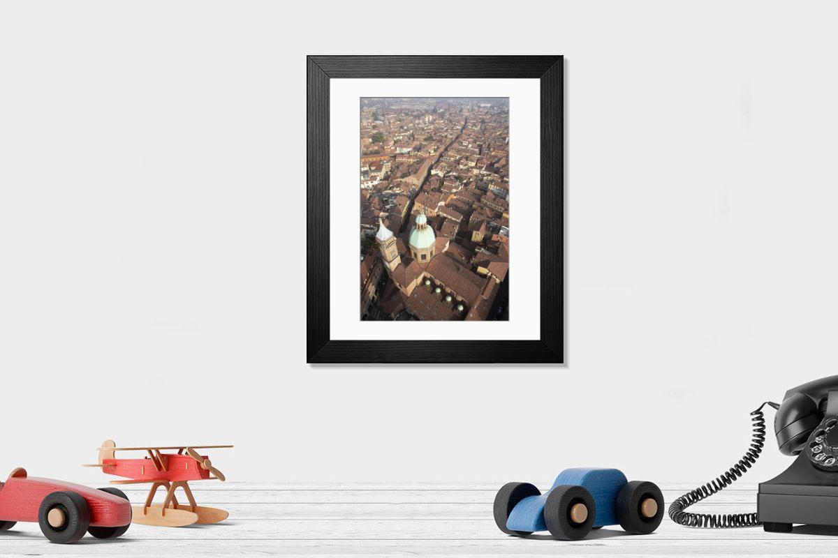 Shown hanging in a room: Modern 14"x12" (36x31cm)