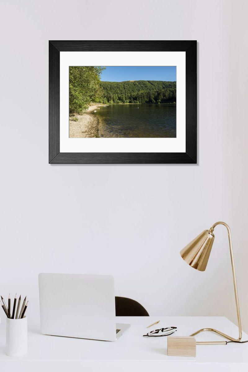 Shown hanging in a room: Modern 14"x12" (36x31cm)