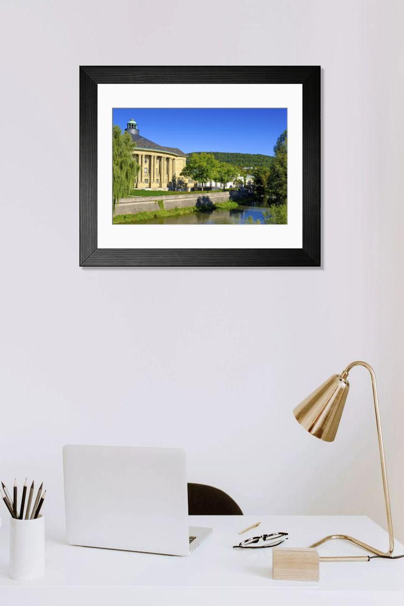 Shown hanging in a room: Modern 14"x12" (36x31cm)