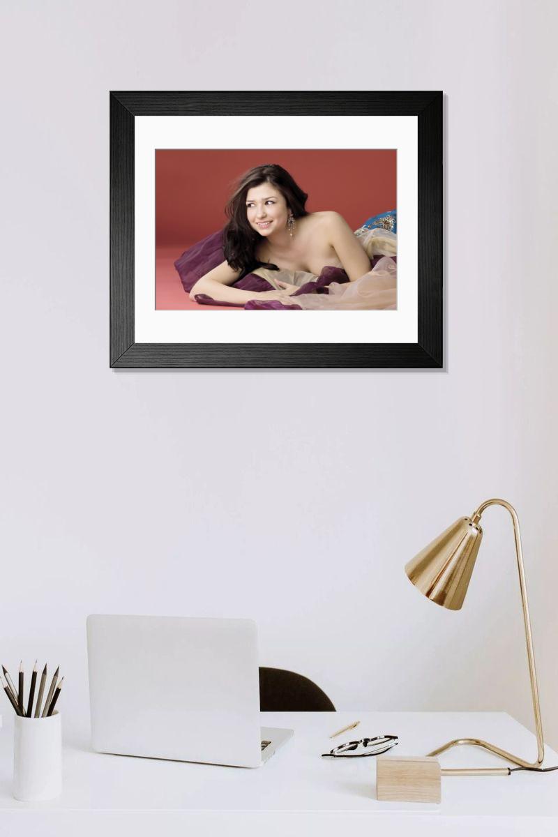 Shown hanging in a room: Modern 14"x12" (36x31cm)