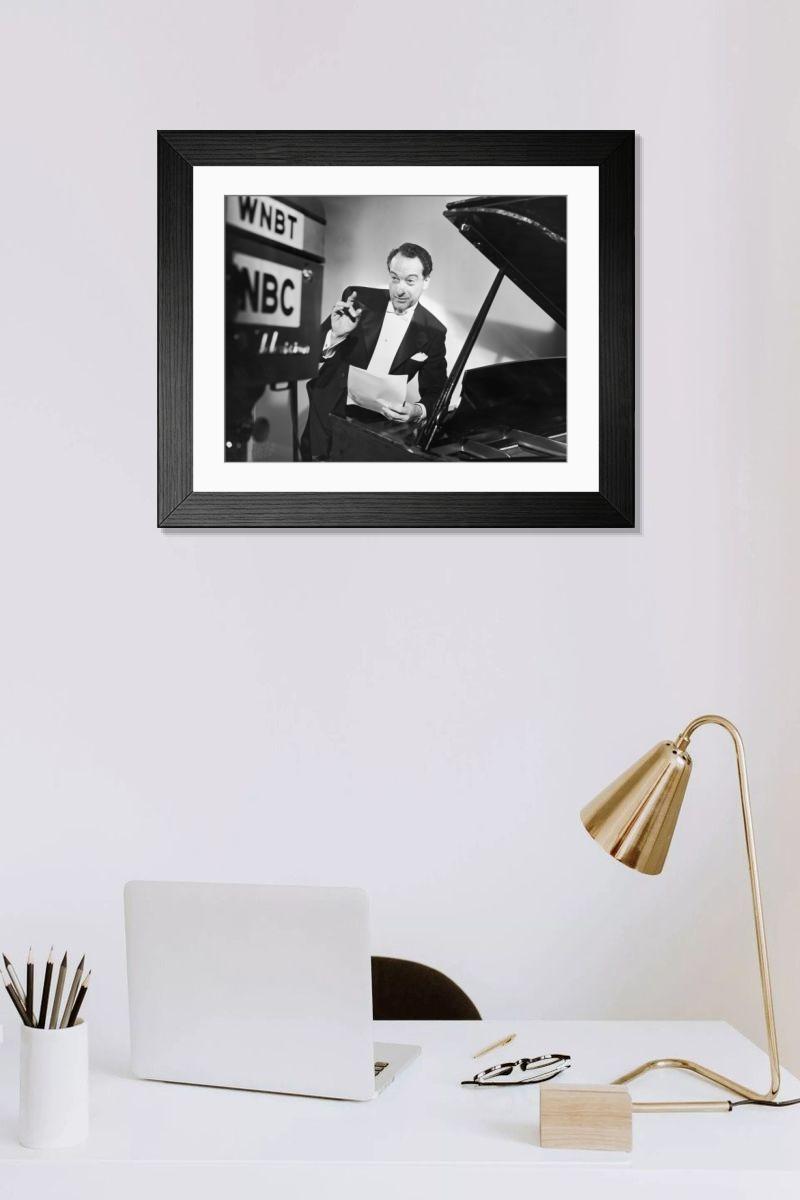 Shown hanging in a room: Modern 14"x12" (36x31cm)
