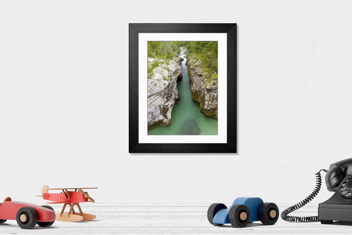 Shown hanging in a room: Modern 14"x12" (36x31cm)