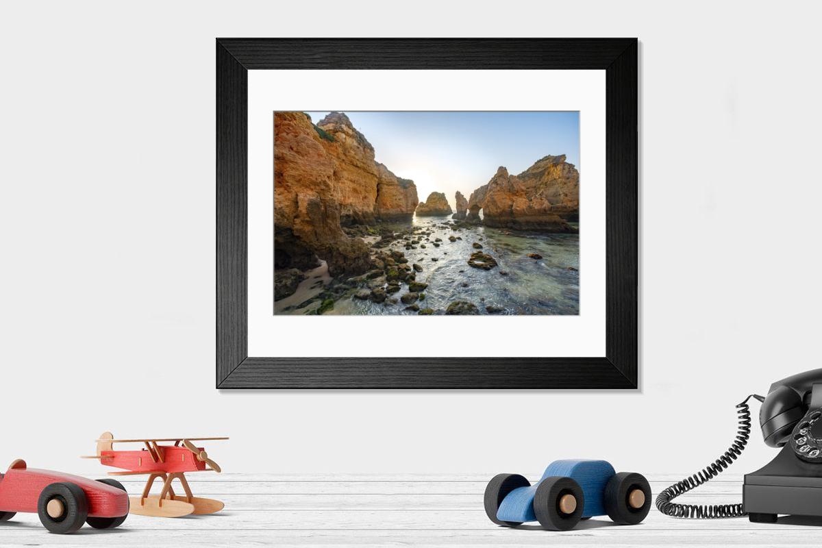 Shown hanging in a room: Modern 14"x12" (36x31cm)