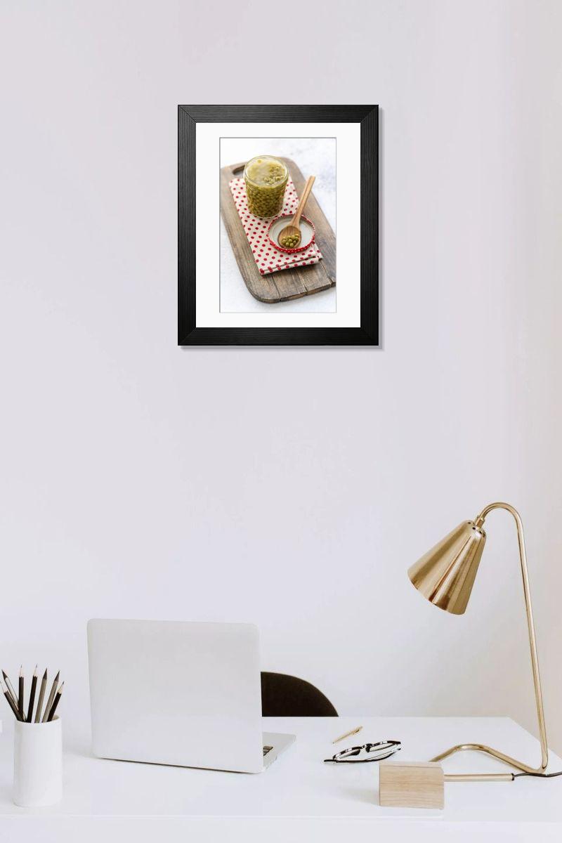 Shown hanging in a room: Modern 14"x12" (36x31cm)