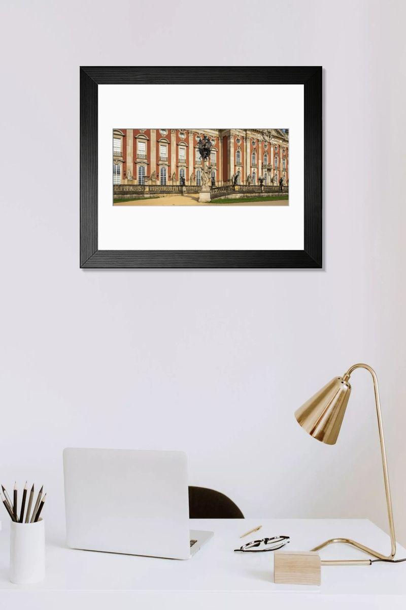 Shown hanging in a room: Modern 14"x12" (36x31cm)