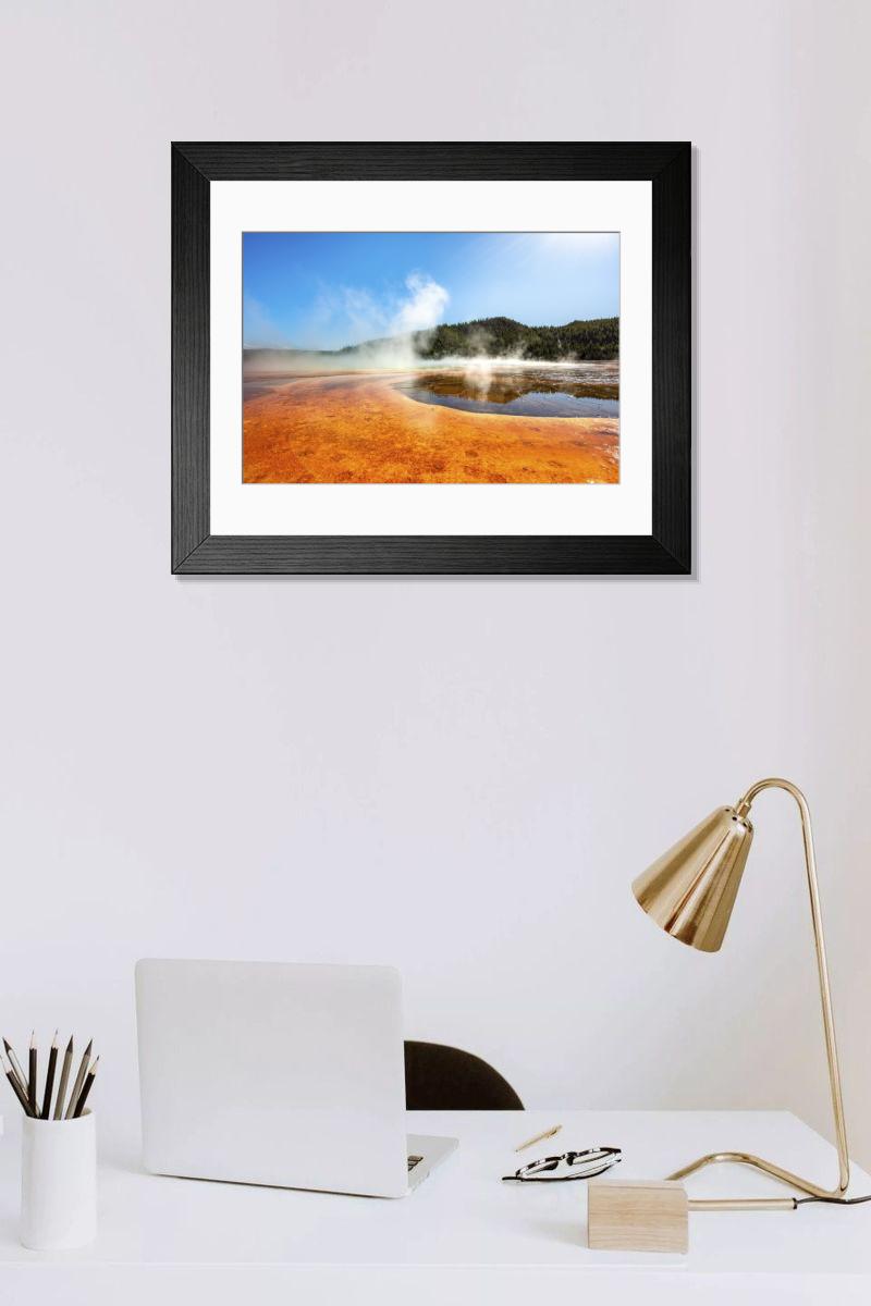 Shown hanging in a room: Modern 14"x12" (36x31cm)