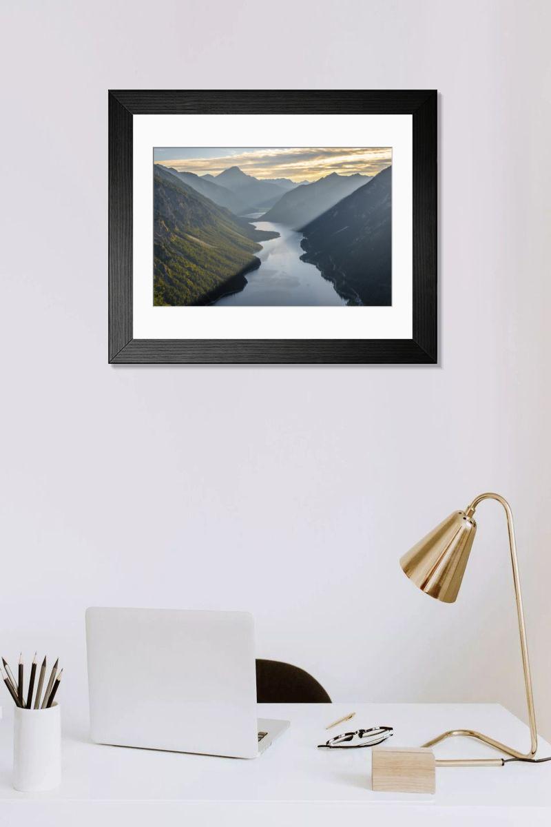 Shown hanging in a room: Modern 14"x12" (36x31cm)