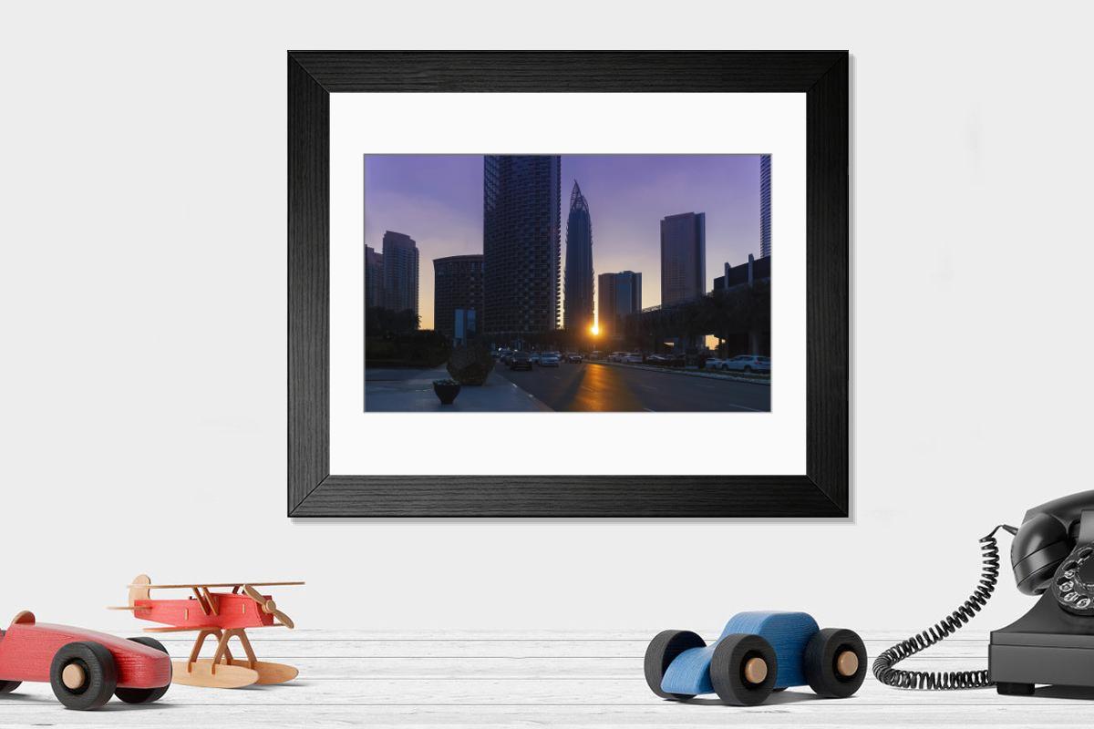 Shown hanging in a room: Modern 14"x12" (36x31cm)