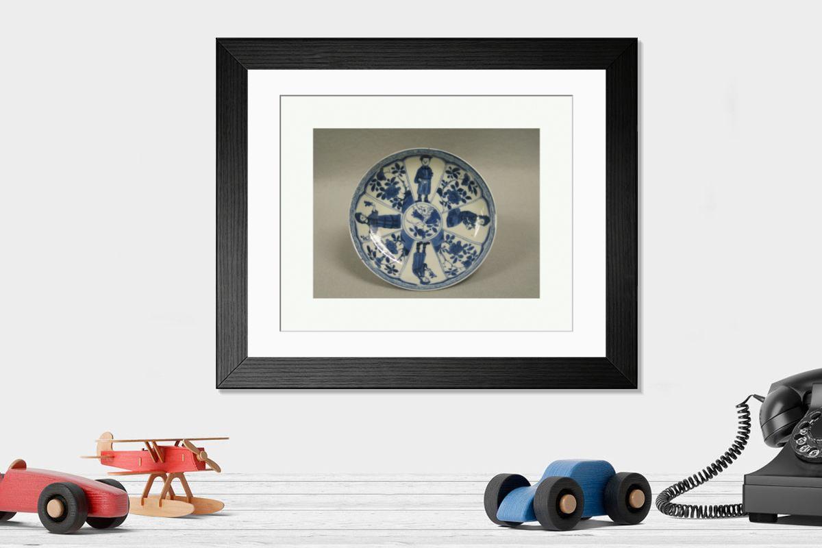 Shown hanging in a room: Modern 14"x12" (36x31cm)