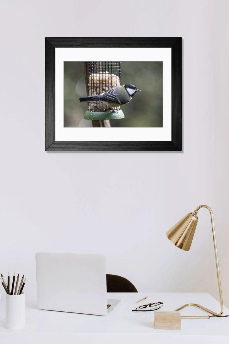 Shown hanging in a room: Modern 14"x12" (36x31cm)