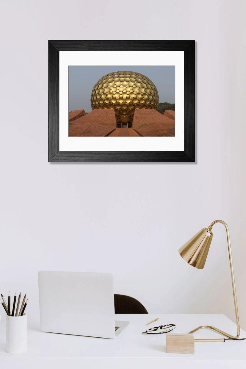 Shown hanging in a room: Modern 14"x12" (36x31cm)