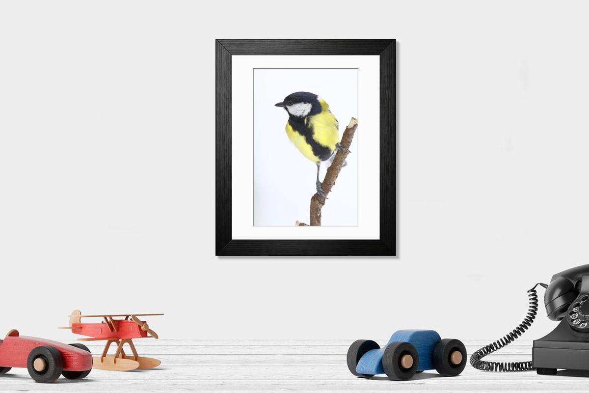 Shown hanging in a room: Modern 14"x12" (36x31cm)