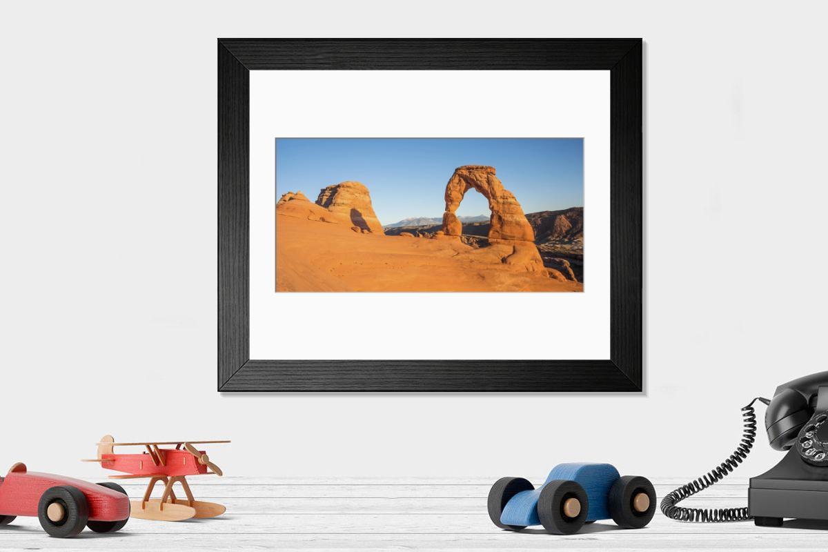 Shown hanging in a room: Modern 14"x12" (36x31cm)