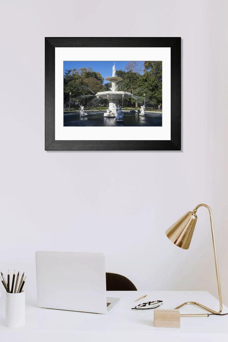Shown hanging in a room: Modern 14"x12" (36x31cm)