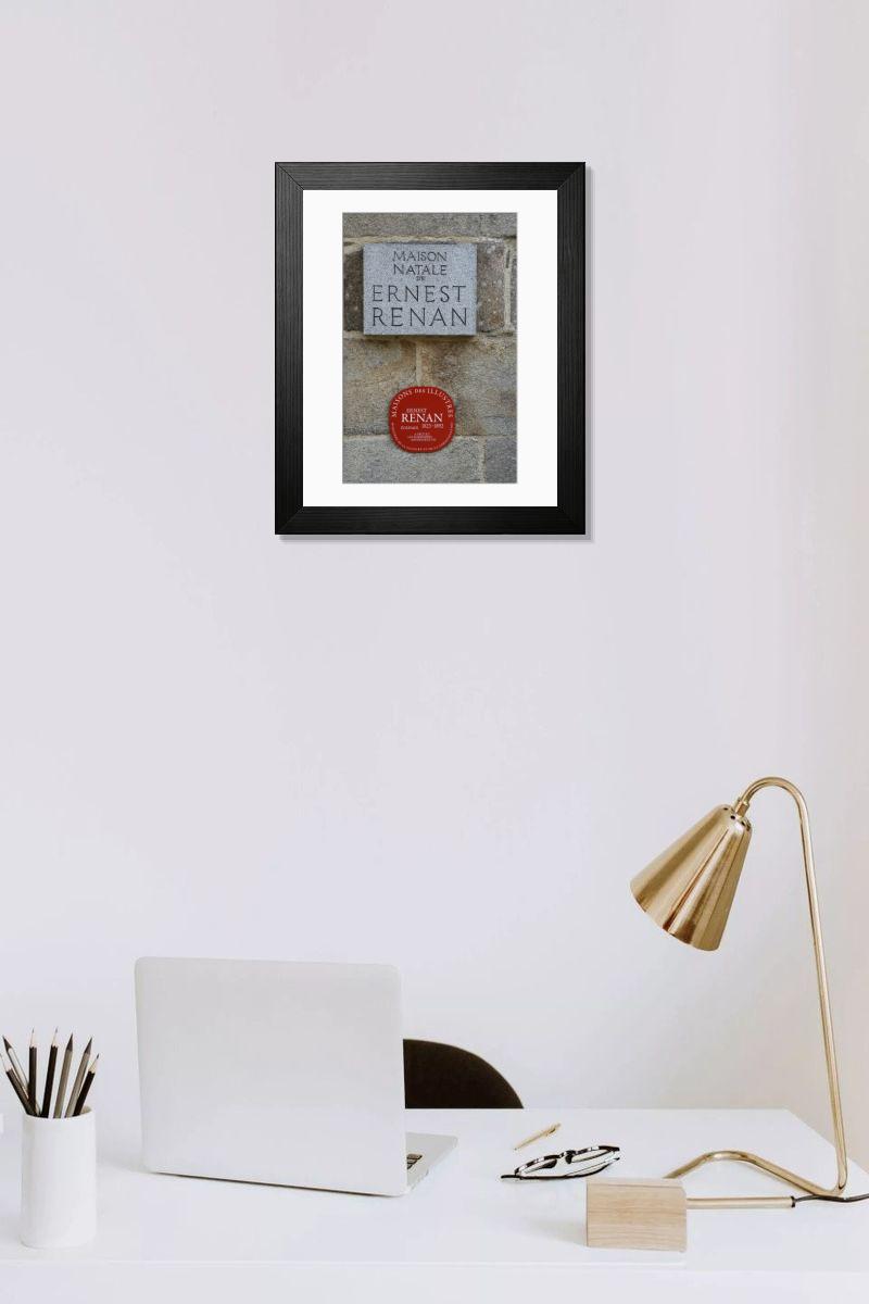 Shown hanging in a room: Modern 14"x12" (36x31cm)