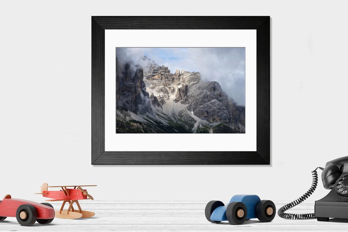 Shown hanging in a room: Modern 14"x12" (36x31cm)
