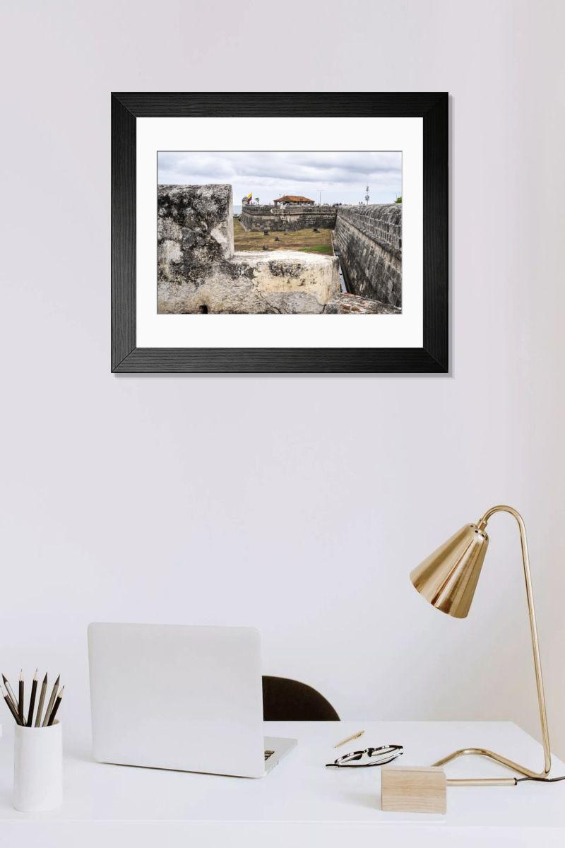 Shown hanging in a room: Modern 14"x12" (36x31cm)