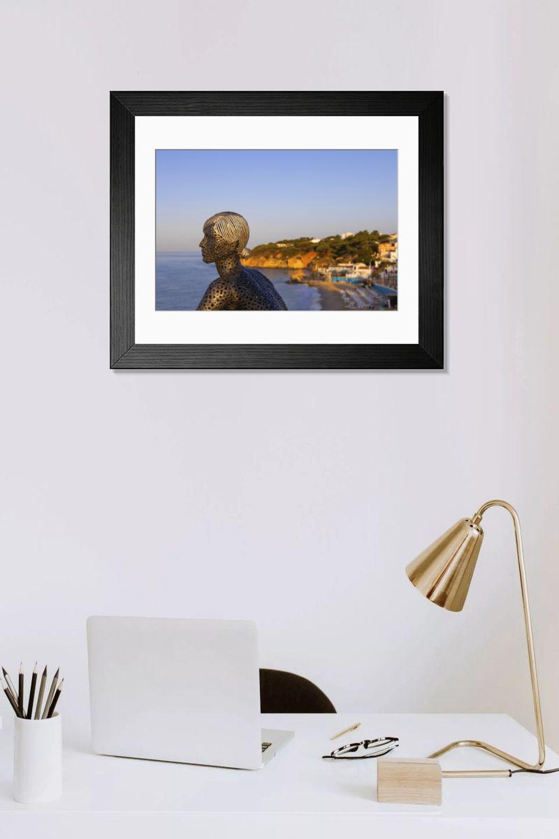 Shown hanging in a room: Modern 14"x12" (36x31cm)