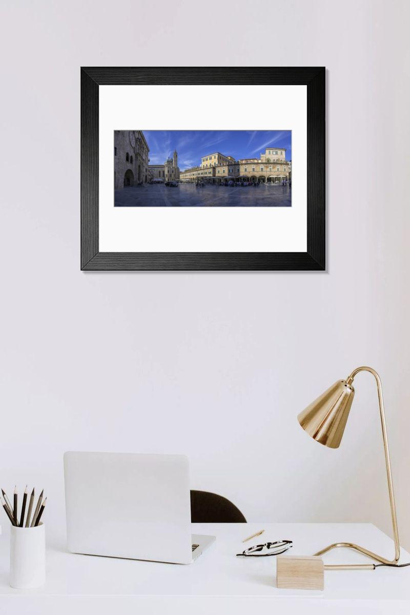 Shown hanging in a room: Modern 14"x12" (36x31cm)