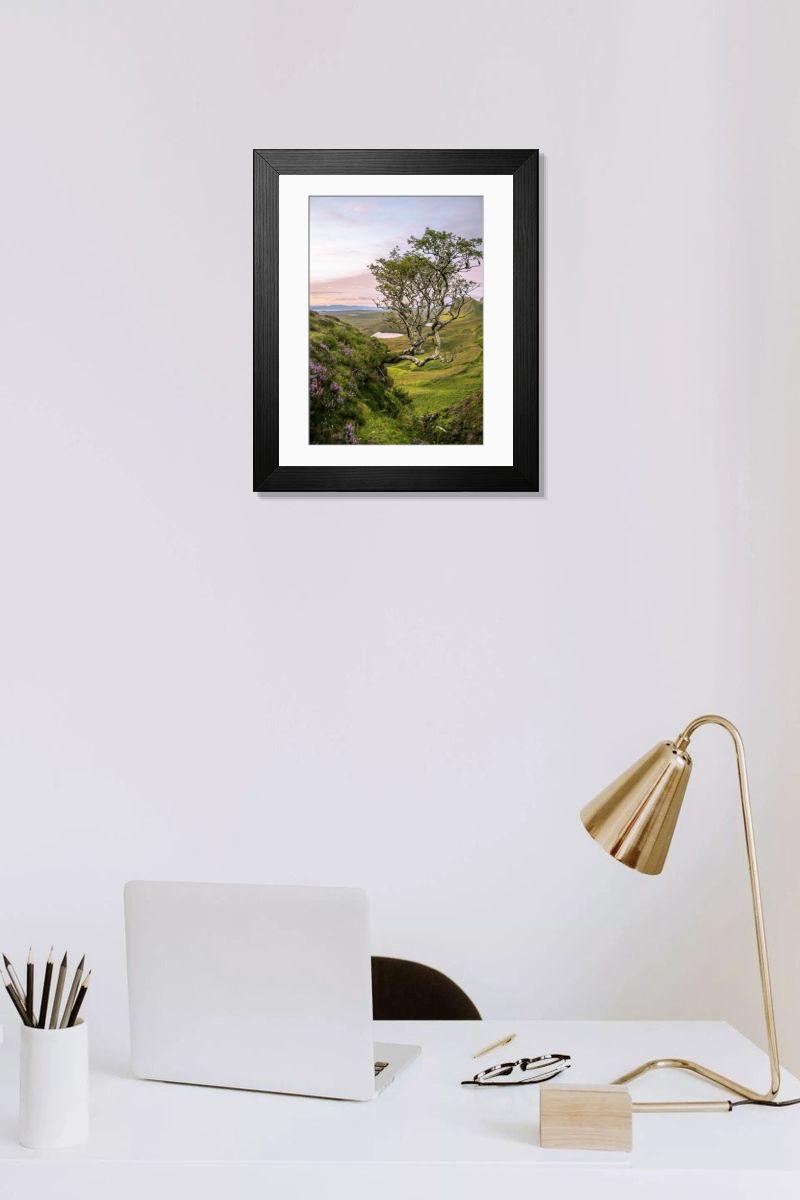 Shown hanging in a room: Modern 14"x12" (36x31cm)