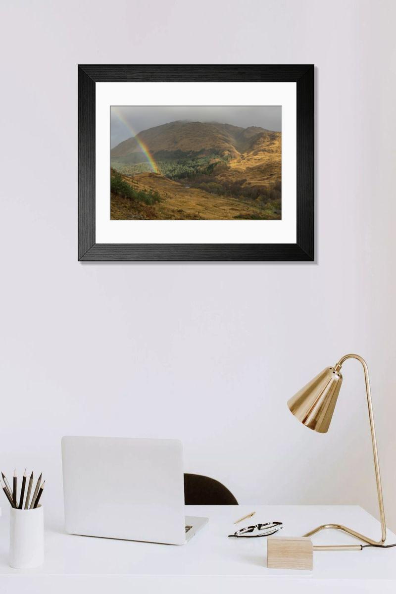 Shown hanging in a room: Modern 14"x12" (36x31cm)