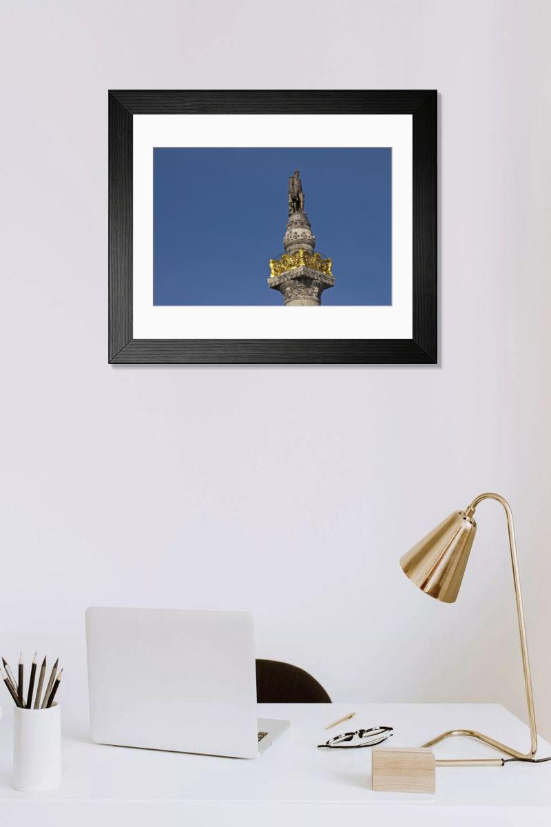 Shown hanging in a room: Modern 14"x12" (36x31cm)