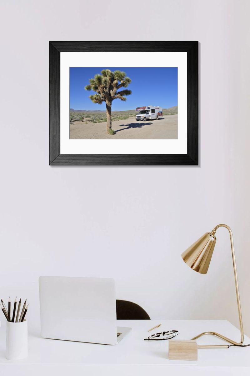 Shown hanging in a room: Modern 14"x12" (36x31cm)