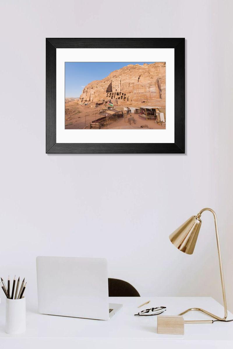 Shown hanging in a room: Modern 14"x12" (36x31cm)