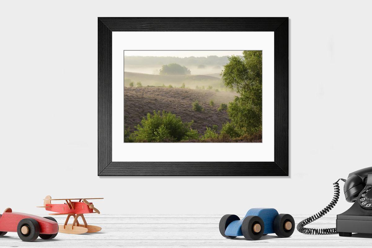 Shown hanging in a room: Modern 14"x12" (36x31cm)