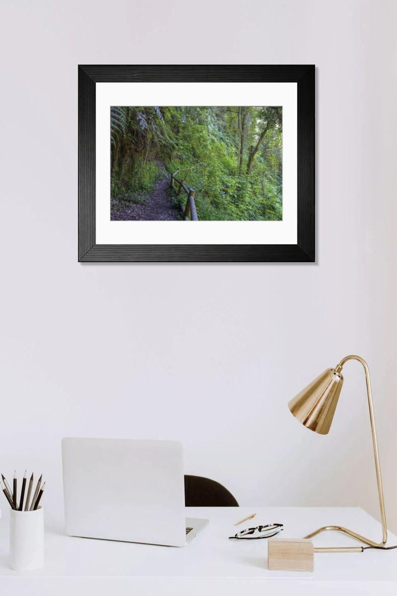 Shown hanging in a room: Modern 14"x12" (36x31cm)