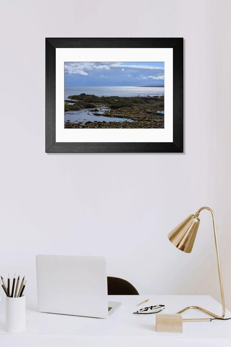 Shown hanging in a room: Modern 14"x12" (36x31cm)