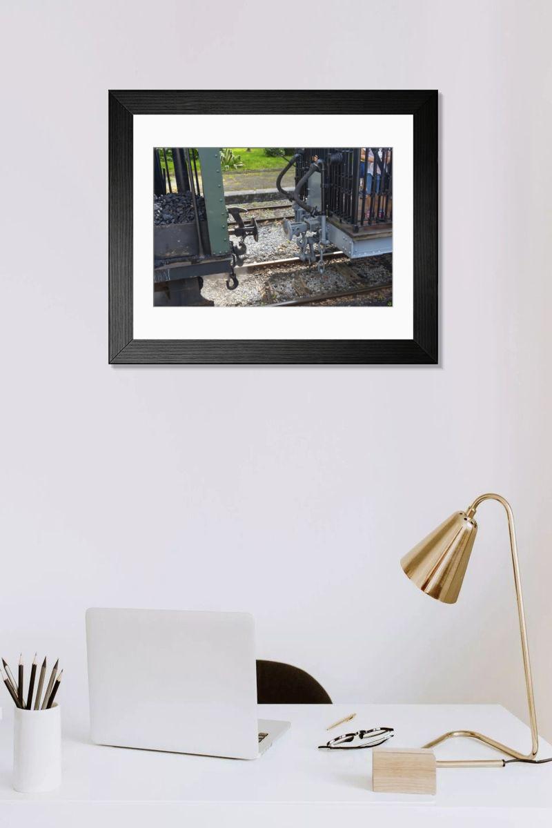 Shown hanging in a room: Modern 14"x12" (36x31cm)