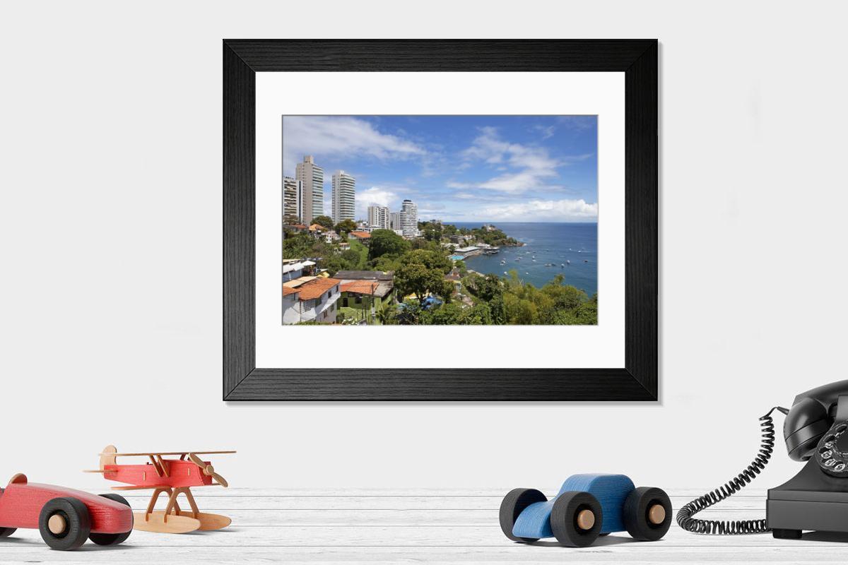 Shown hanging in a room: Modern 14"x12" (36x31cm)