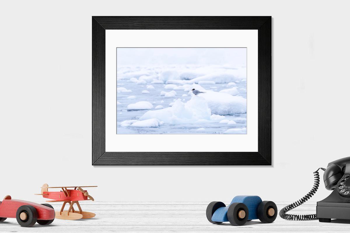 Shown hanging in a room: Modern 14"x12" (36x31cm)