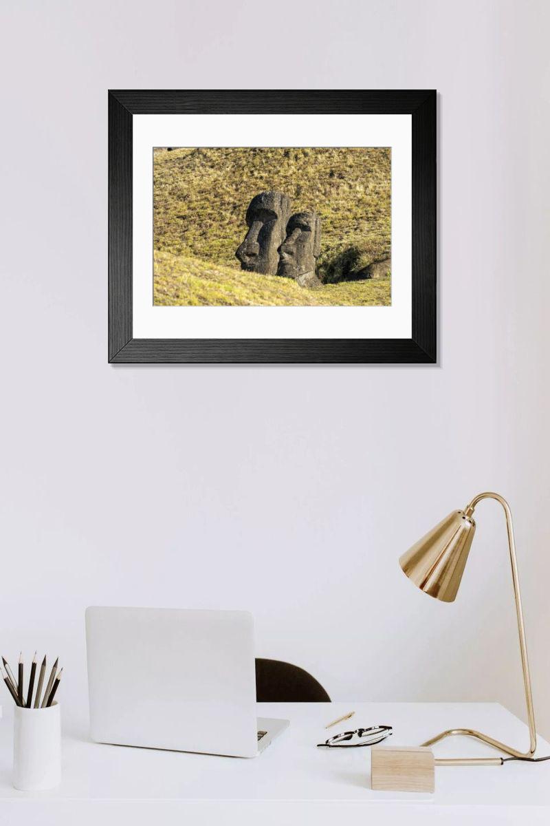 Shown hanging in a room: Modern 14"x12" (36x31cm)
