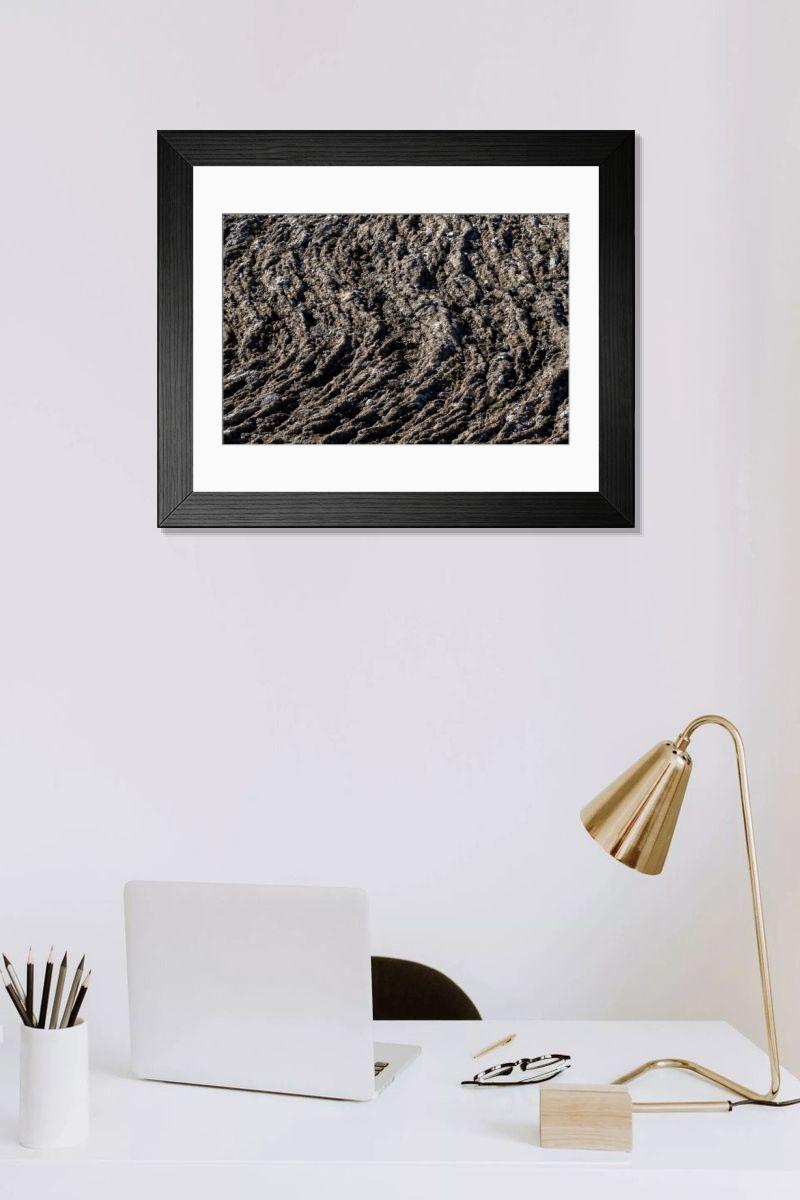 Shown hanging in a room: Modern 14"x12" (36x31cm)